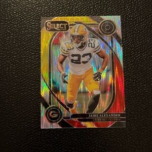 Select Club Level Jaire Alexander Red/Yellow Shock Prizm SP